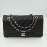 Chanel Classic Flap Bag - High Quality - Silver Hardware - Caviar Skin