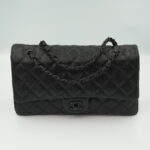 Chanel Classic Flap Bag - High Quality - Black Hardware - Caviar Skin