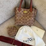 Coach Willow Tote 18 In Signature Canvas