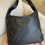 Miu Miu Leather Hobo Bag