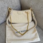 Louis Vuitton Cream Monogram 'Easy Pouch' Crossbody