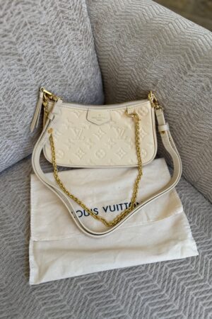 Louis Vuitton Cream Monogram 'Easy Pouch' Crossbody