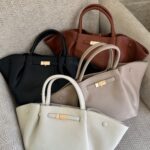 DeMellier Women's Midi New York Leather Tote Bag (Medium Size)