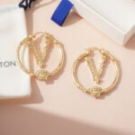 VERSACE VIRTUS HOOP EARRINGS