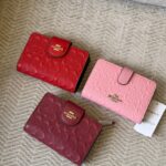 Coach Medium Corner Zip Wallet In Signature Leather