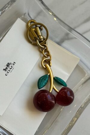 Coach Resin Cherry Bag Charm