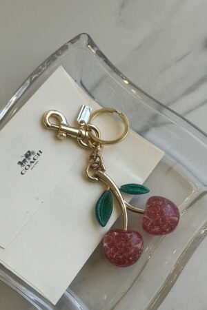 Cherry Bag Charm-Pink
