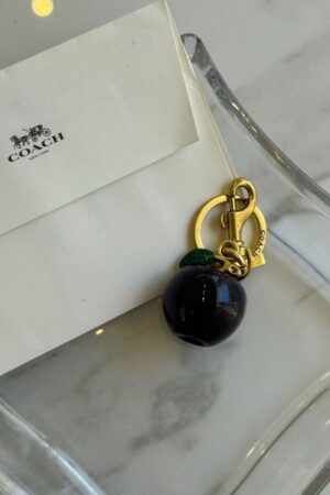 Coach Small Apple Bag Charm