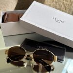Celine Triomphe Metal 01 sunglasses in Metal