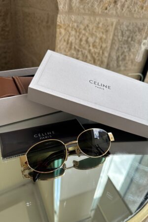 Celine Triomphe Metal 01 sunglasses in Metal-A