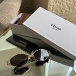 Celine Triomphe 02 Metal GOLD / Black