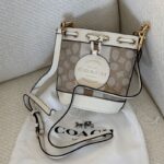 Coach Mini Dempsey Bucket Bag in Signature