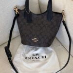 Coach Hanna Bucket Bag in a signature canvas