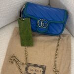 Gucci GG Marmont Super Mini shoulder bag in blue