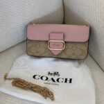 Coach Morgan crossbody bag in Pink
