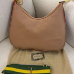 Gucci Attaché Small Shoulder Bag Beige Leather