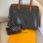 GOYARD HARDY PM THE CAT CANVAS BAG