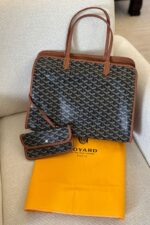 GOYARD HARDY PM THE CAT CANVAS BAG