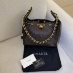 Chanel 25A Brown Caviar Small 25 Bag
