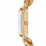 Michael Kors Emery Gold-Tone Curb Link Ladies Watch - תמונה 2