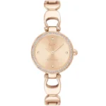 Coach Women's Park Dial Rose Gold Crystal Watch