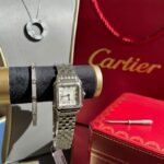 Cartier Silver Set (Watch,Bracelet,Necklace)