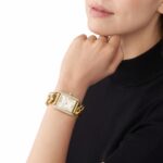 Michael Kors Emery Gold-Tone Curb Link Ladies Watch - תמונה 5