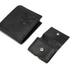 ⁦Calvin Klein men's pebbled leather wallet and  Airpods Cover set⁩ - الصورة ⁦11⁩