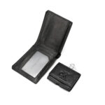 ⁦Calvin Klein men's pebbled leather wallet and  Airpods Cover set⁩ - الصورة ⁦5⁩