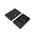 Hugo Boss Wallet and  Card Holder Set B\W