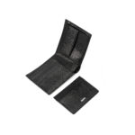 ⁦Hugo Boss Wallet and  Card Holder Set B\W⁩ - الصورة ⁦2⁩