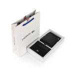 ⁦Lacoste FG leather billfold and card holder gift set⁩ - الصورة ⁦2⁩