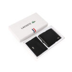 Lacoste FG leather billfold and card holder gift set