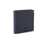 Lacoste men's classic billfold or bifold wallet in a navy blue - תמונה 9