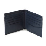 Lacoste men's classic billfold or bifold wallet in a navy blue - תמונה 5
