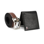 ⁦Tommy Hilfiger Men's Wallet and Belt Set⁩ - الصورة ⁦5⁩