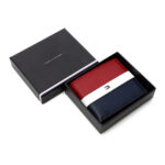 Tommy Hilfiger Phoenix multicolor leather bi-fold wallet for men.
