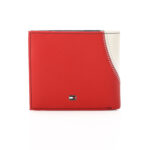 ⁦Tommy Hilfiger Phoenix multicolor leather bi-fold wallet for men.⁩ - الصورة ⁦3⁩