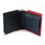 ⁦Tommy Hilfiger Phoenix multicolor leather bi-fold wallet for men.⁩ - الصورة ⁦4⁩