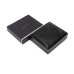 Tommy Hilfiger Wester black casual leather bi-fold wallet for men.