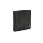 ⁦Tommy Hilfiger Wester black casual leather bi-fold wallet for men.⁩ - الصورة ⁦4⁩