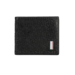 ⁦Tommy Hilfiger Wester black casual leather bi-fold wallet for men.⁩ - الصورة ⁦7⁩