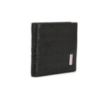 ⁦Tommy Hilfiger Elgon or Monogram Embossed bifold leather wallet in black⁩ - الصورة ⁦6⁩