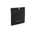 ⁦Tommy Hilfiger leather credit card holder in black with a pebble-grain finish⁩ - الصورة ⁦5⁩