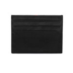 ⁦Tommy Hilfiger leather credit card holder in black with a pebble-grain finish⁩ - الصورة ⁦3⁩