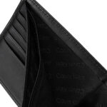⁦Calvin Klein leather bifold wallet with an embossed logo⁩ - الصورة ⁦7⁩