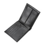 ⁦Calvin Klein Jeans black leather bifold wallet⁩ - الصورة ⁦3⁩