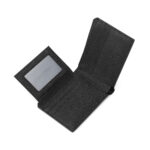 ⁦Calvin Klein Saffiano leather bifold wallet in black⁩ - الصورة ⁦2⁩