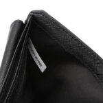 ⁦Calvin Klein Saffiano leather bifold wallet in black⁩ - الصورة ⁦5⁩