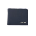 ⁦Calvin Klein Saffiano leather bifold wallet in blue⁩ - الصورة ⁦3⁩